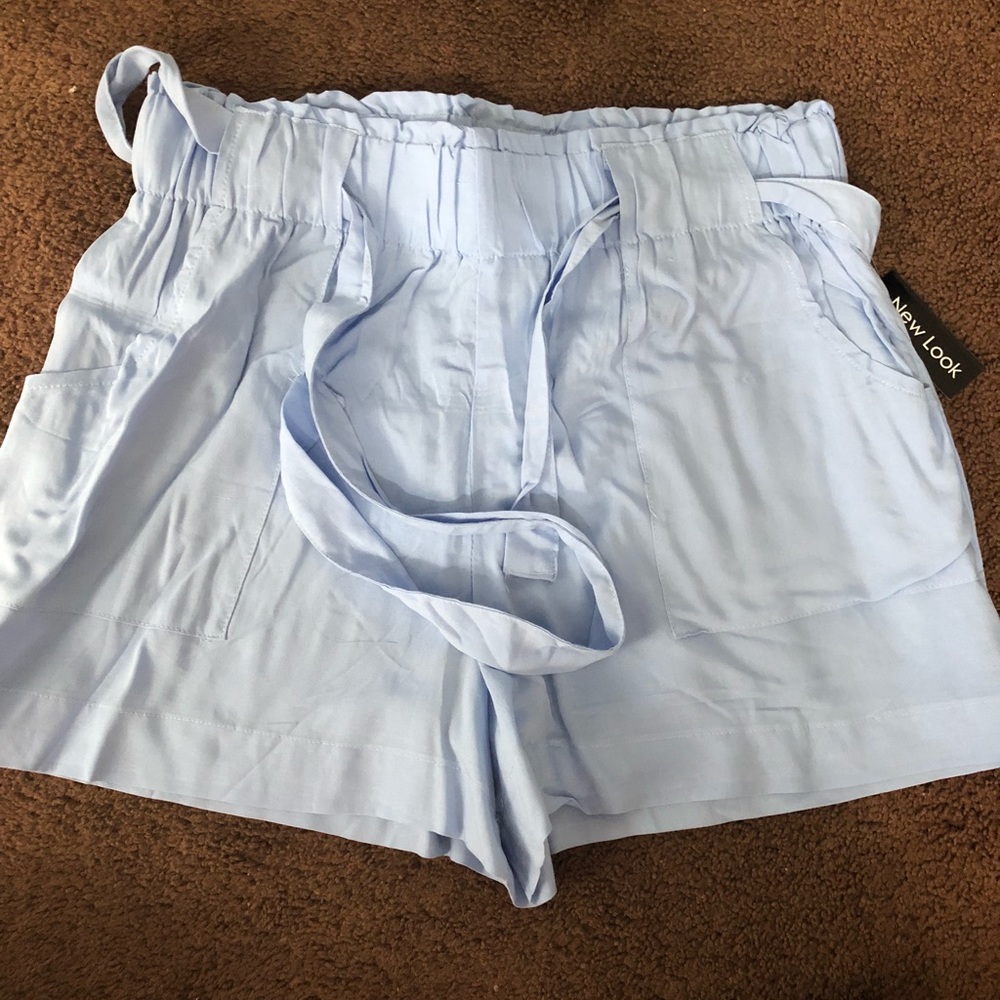 Baby blue shorts